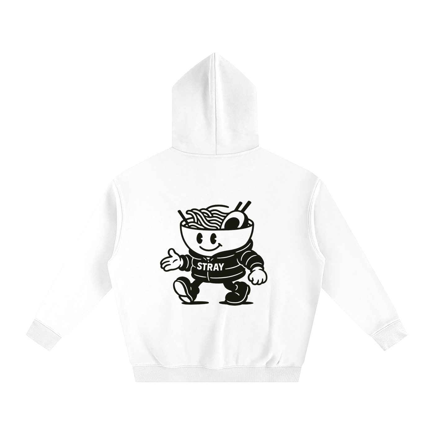STRAY Ramen Oversize Fleeced Hoodie