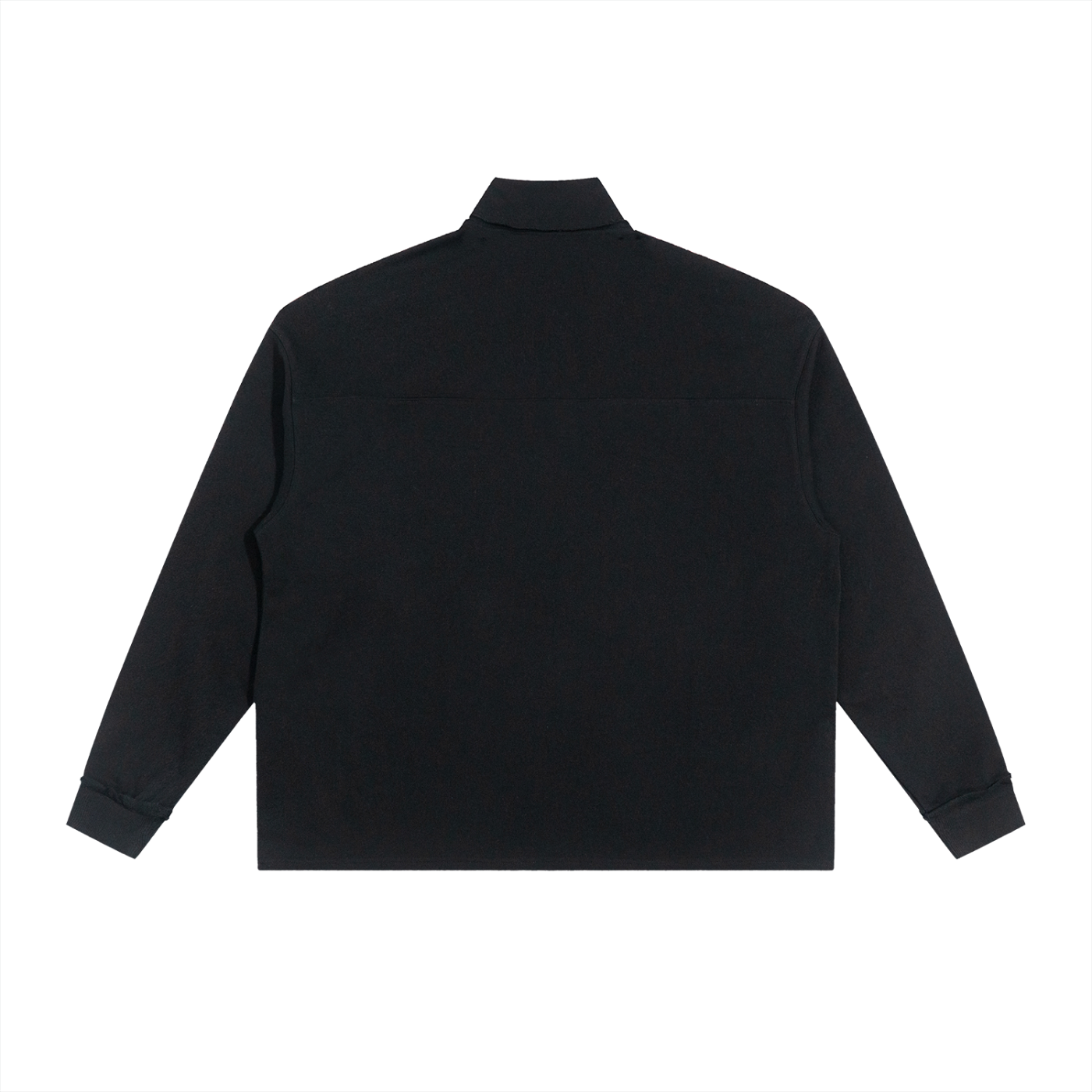 Quarter -Zip Rolled Edge Fleece Sweatshirt
