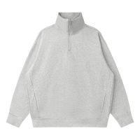 Quarter-Zip Drop Shoulder Sweatshirt