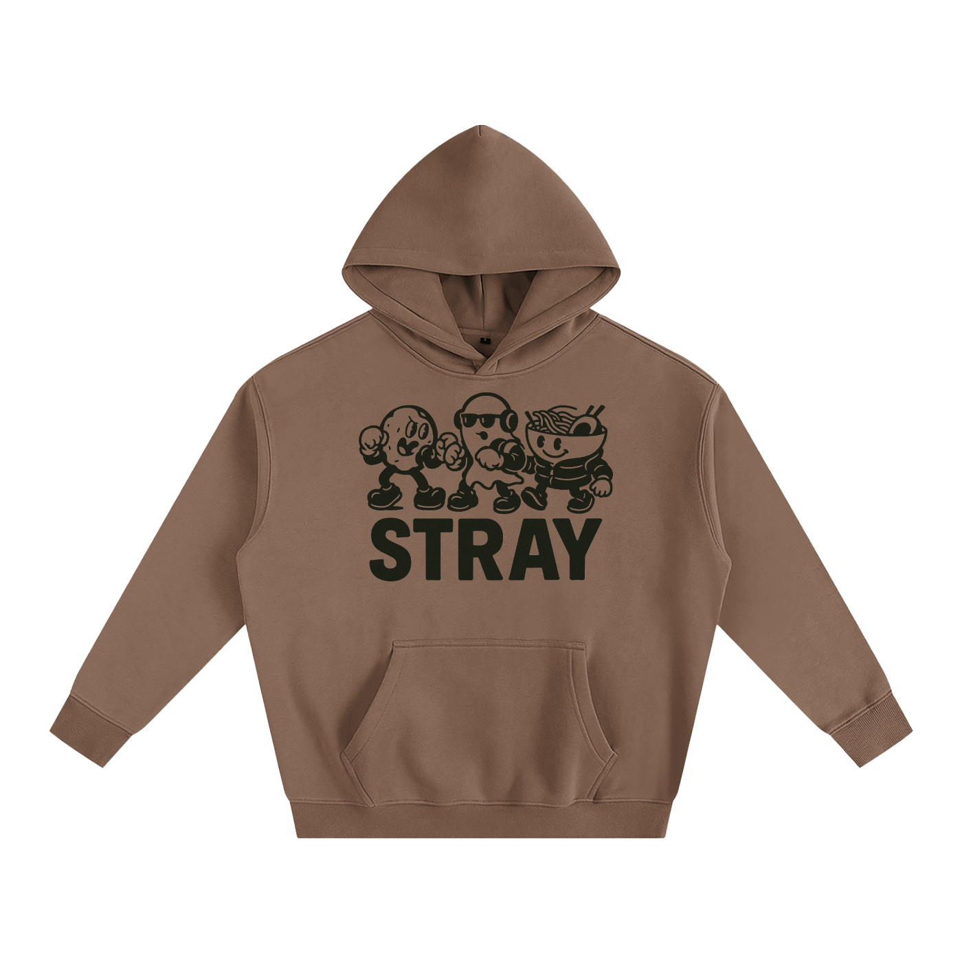 STRAY Oversize Fleeced Hoodie