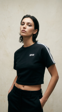 Taped Cooling Performance Crop Top