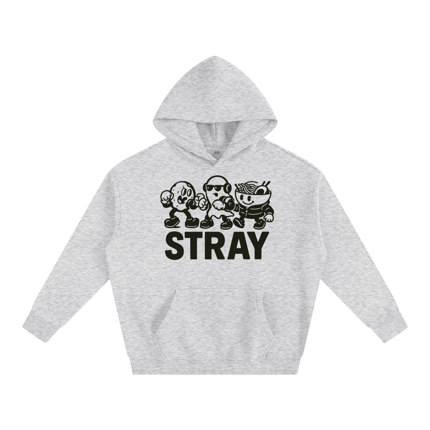 STRAY Oversize Fleeced Hoodie