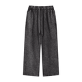 Snow Washed Straight Leg Pants