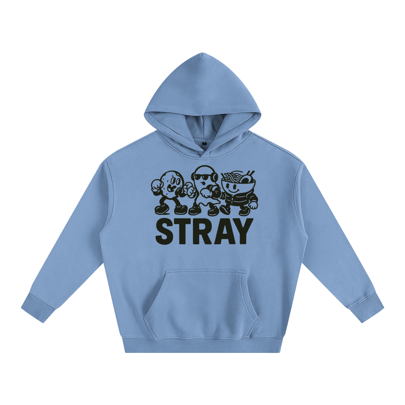 STRAY Ramen Oversize Fleeced Hoodie