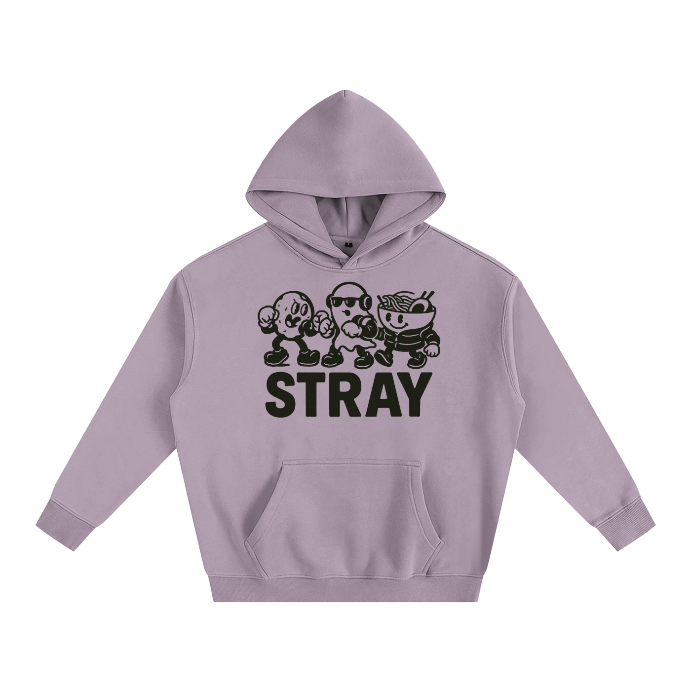 STRAY Oversize Fleeced Hoodie
