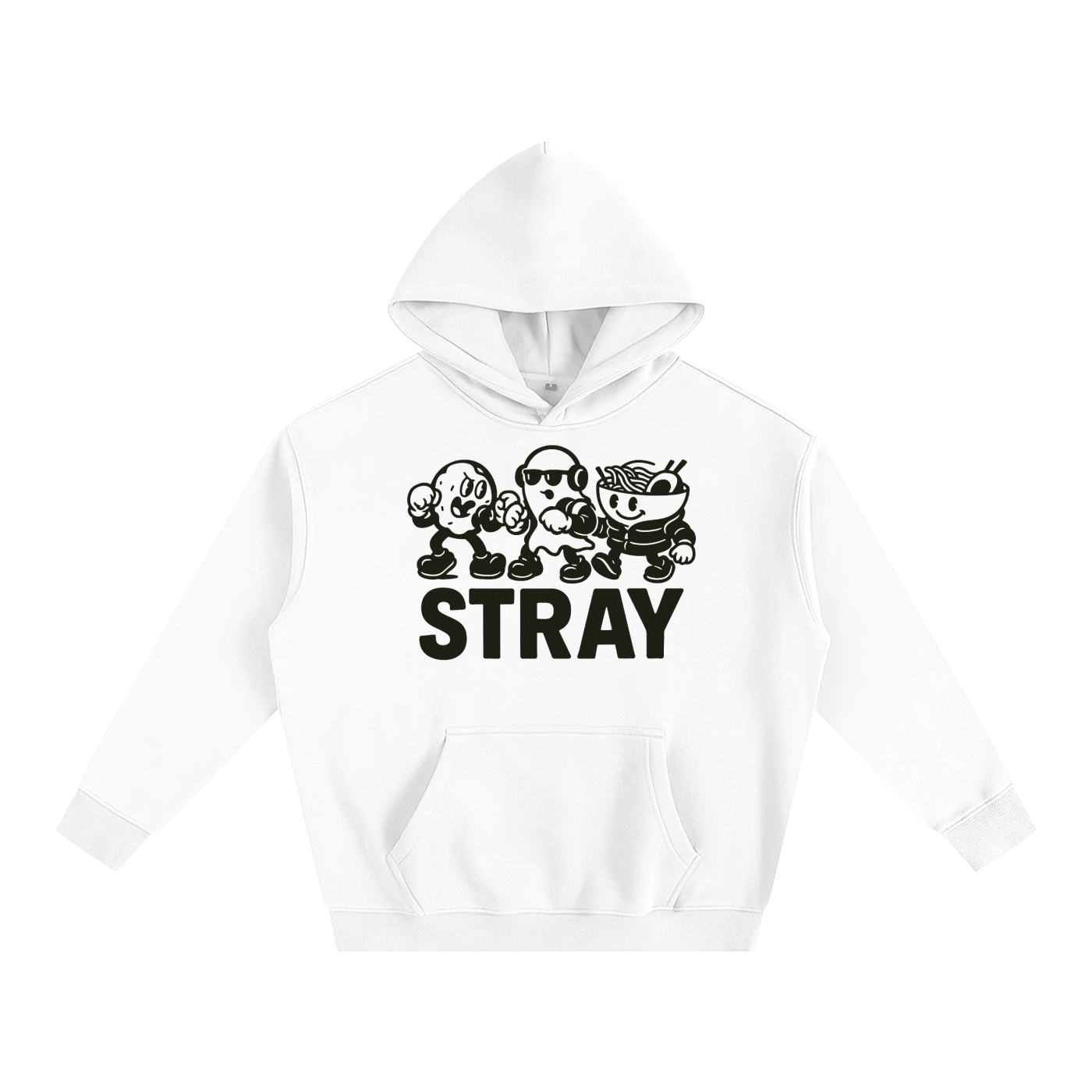 STRAY Oversize Fleeced Hoodie