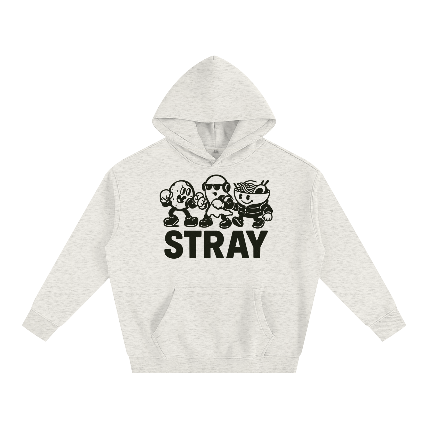 STRAY Oversize Fleeced Hoodie