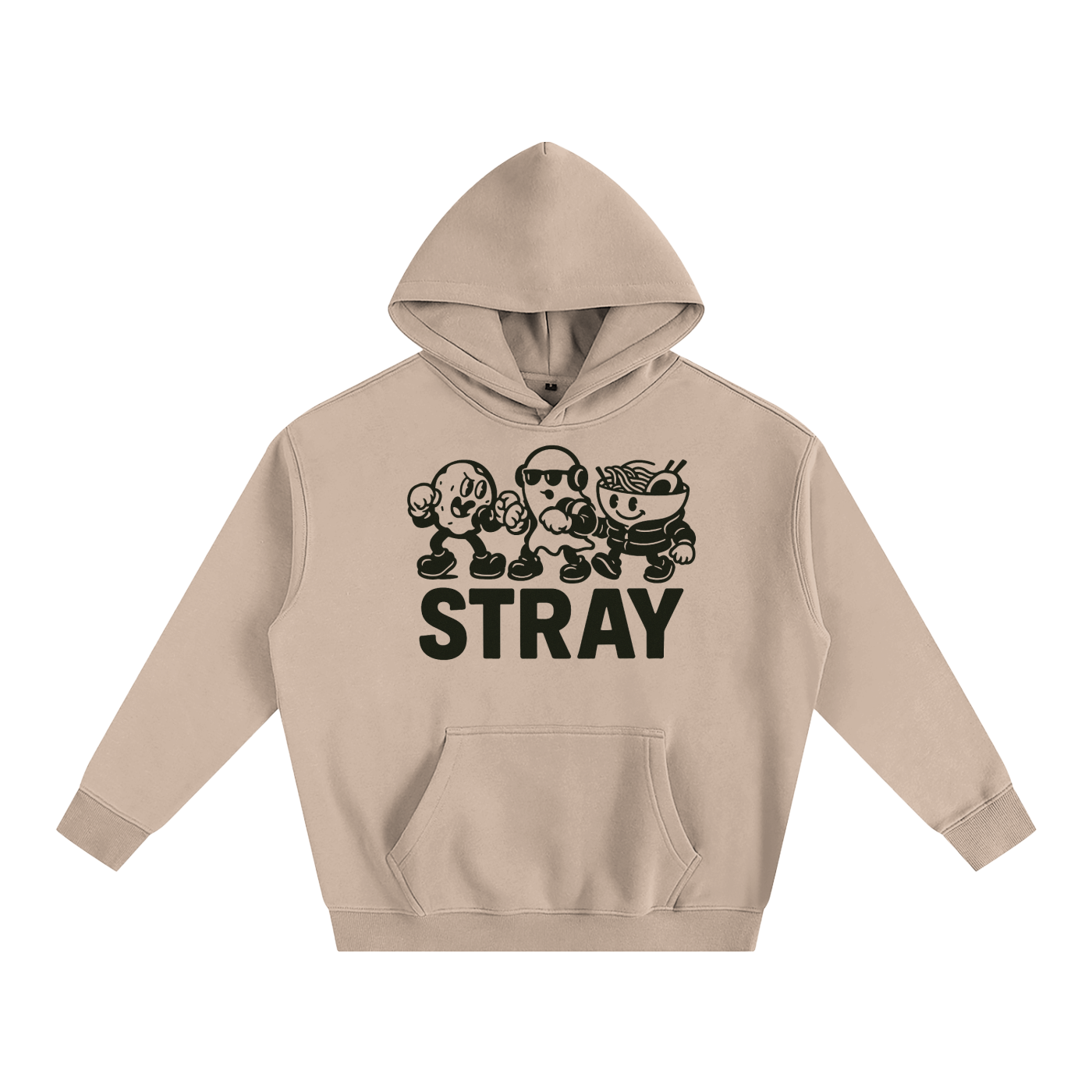 STRAY Oversize Fleeced Hoodie