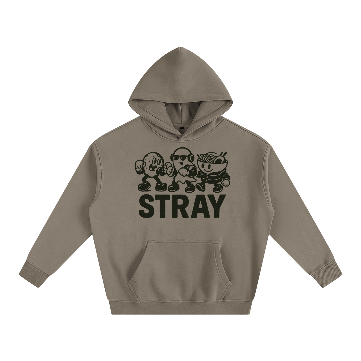 STRAY Oversize Fleeced Hoodie