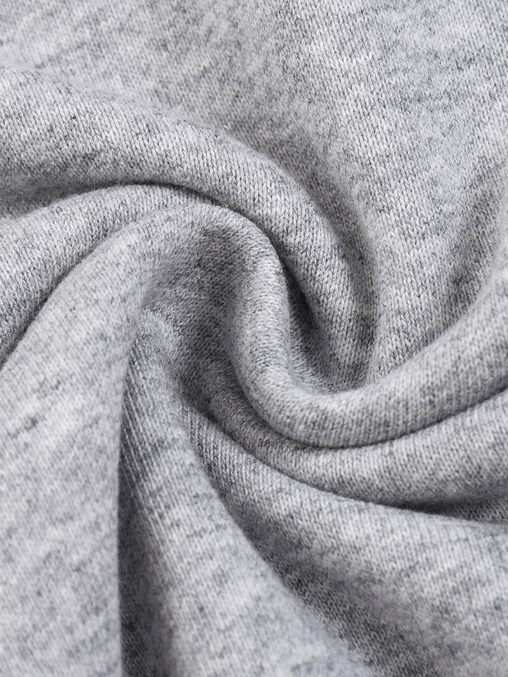 Quarter-Zip Rolled Edge Fleece Sweatshirt