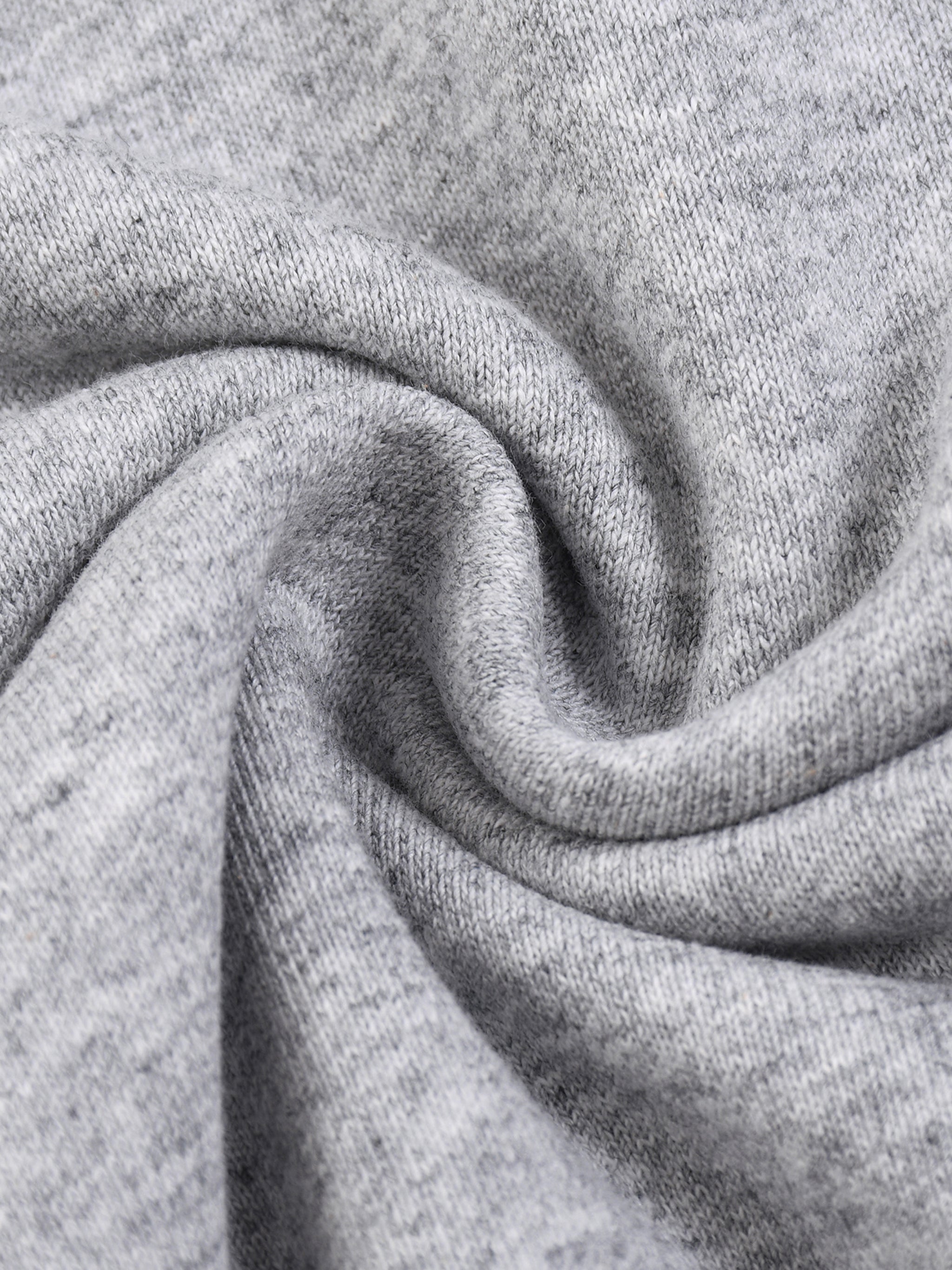 Quarter-Zip Rolled Edge Fleece Sweatshirt