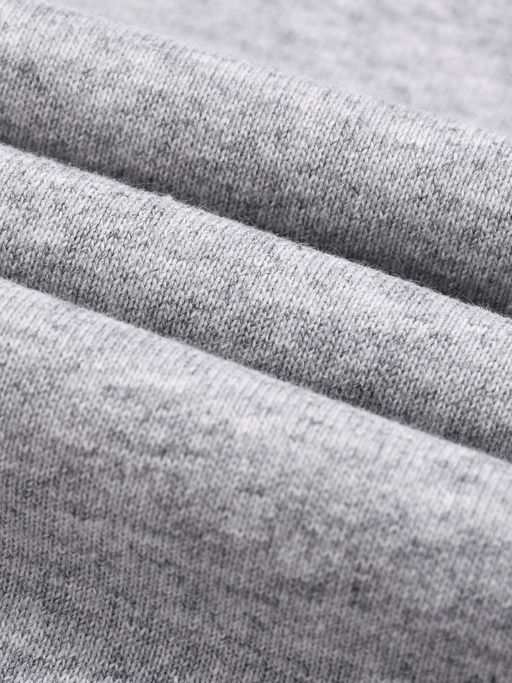 Quarter-Zip Rolled Edge Fleece Sweatshirt