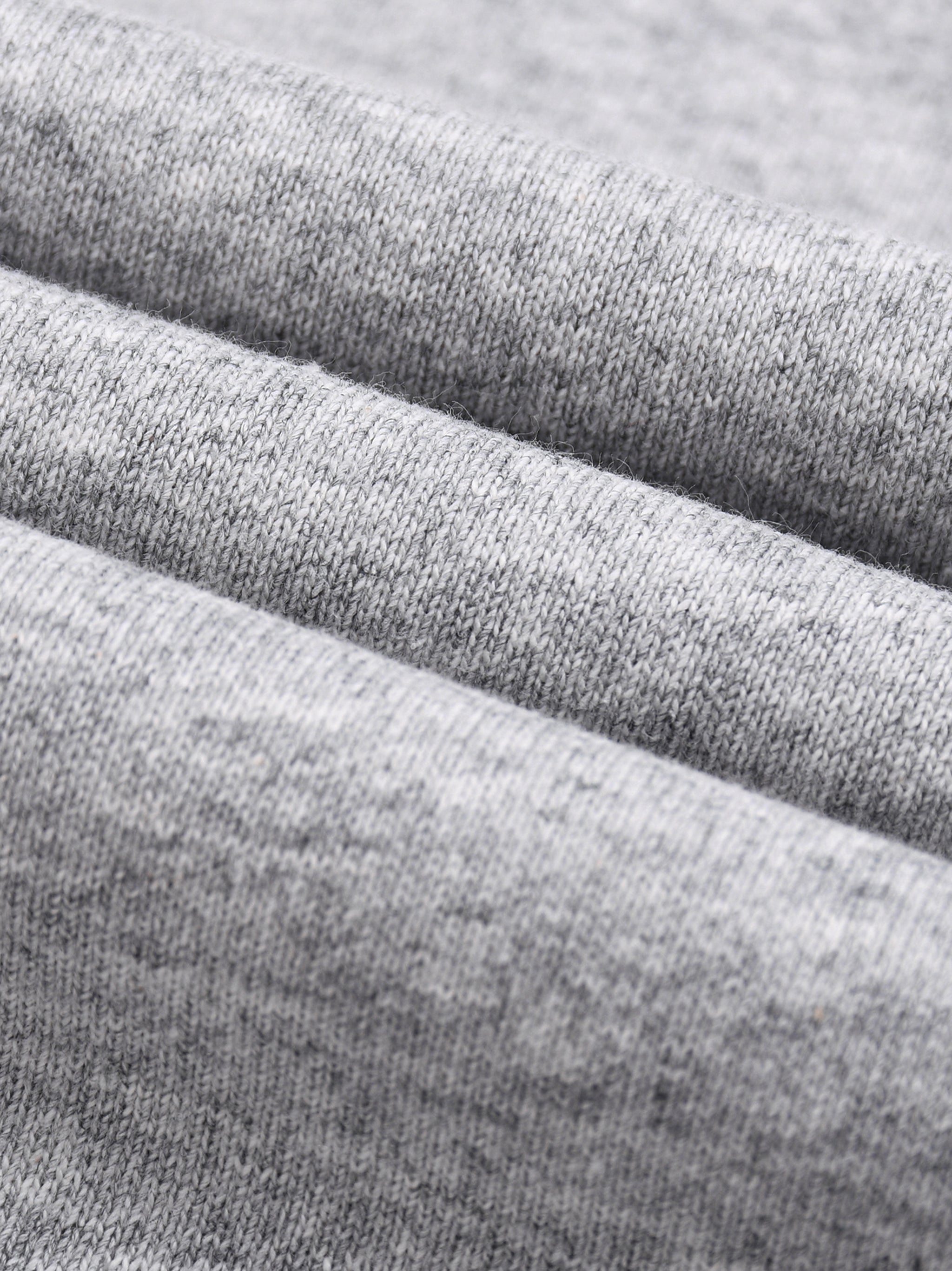 Quarter-Zip Rolled Edge Fleece Sweatshirt