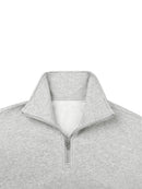 Quarter-Zip Drop Shoulder Sweatshirt